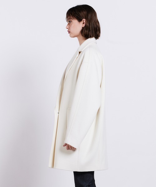 Sov.ソブ◇wool チェスターコート ホワイト