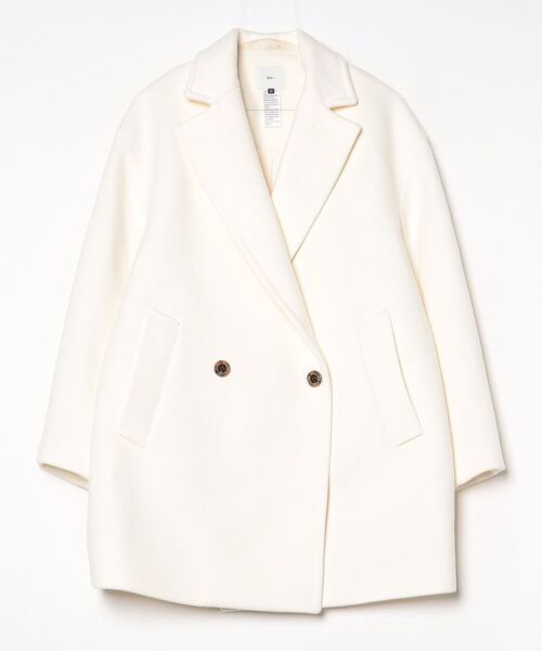 Sov. コート チェスターコート ウールダブルロングジャケット