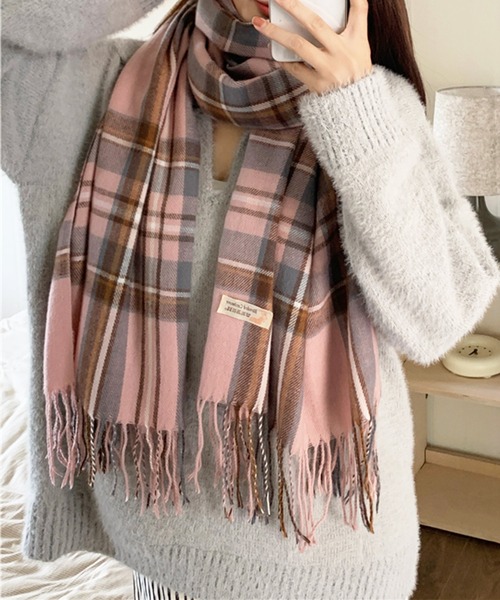 frunco マフラー ストール 「ZOZO限定」チェックマフラー レディース