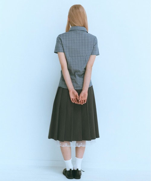 FEKETE ギャザータイトシャツ ギャザータイトシャツ - FEKETE | 60% - アジアファッション通販