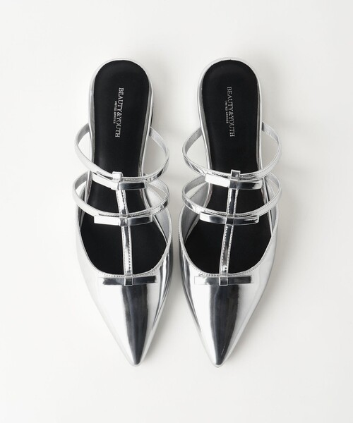 サンダル 3リボン ライン ポインテッド サンダル レディース | BEAUTY＆YOUTH UNITED ARROWS | 18