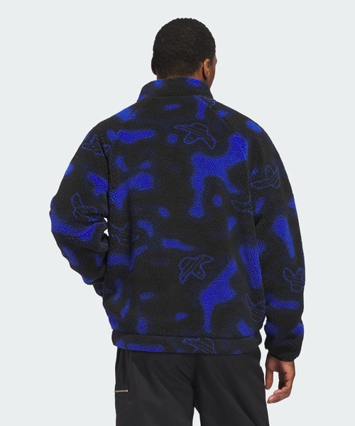 adidas（アディダス） ジップアップブルゾン - ブルー メンズ