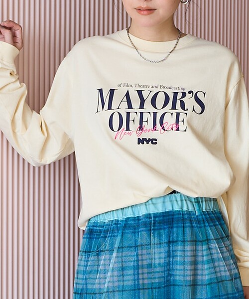 FREAK'S STORE（フリークスストア） tシャツ NYC 刺繍プリント ロンT