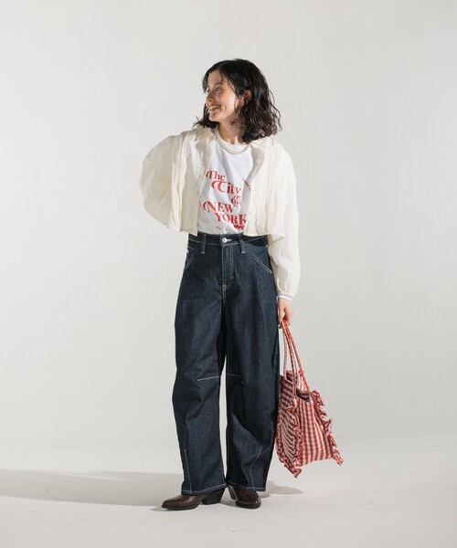 FREAK'S STORE（フリークスストア） tシャツ NYC 刺繍プリント ロンT