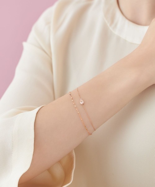 【4℃】【SAKURA Collection】 シルバー ブレスレット 4℃ ブレスレット 「SAKURA Collection」シルバー レディース