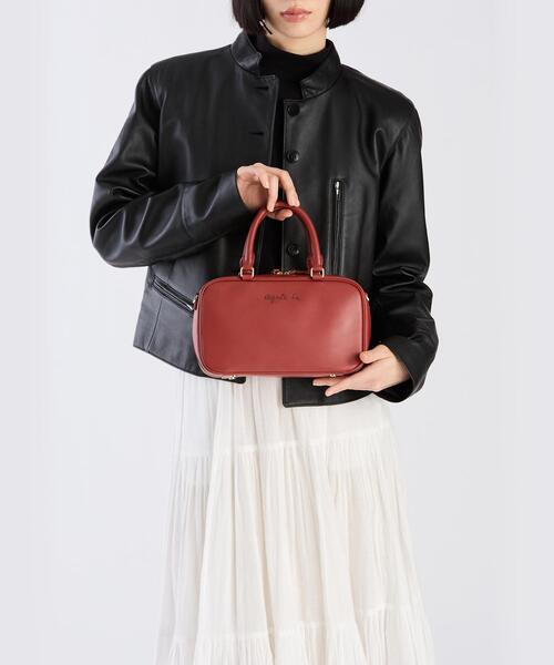 良品◎ アニエスベー 2way 斜めがけ可 ショルダー付 ボストンバッグ 大容量 2WAY ボストンバッグ (YAS02－01) ｜agnès b. VOYAGE FEMME