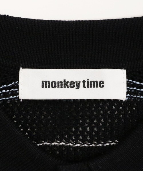 【未使用に近い】monkeytime BEAUTY&YOUTH ポロシャツ 黒 monkey time BEAUTY＆YOUTH UNITED ARROWS WB696C4 モンキー