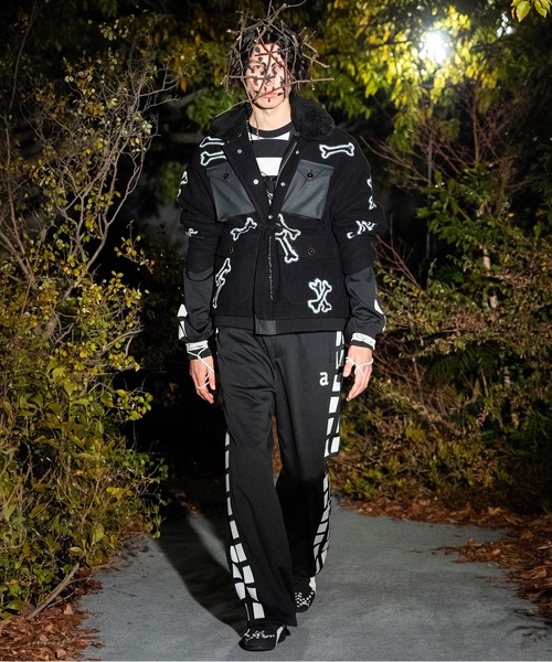 ブルゾン アウター HAND PAINTING MILITARY BLOUSON メンズ レディースの画像
