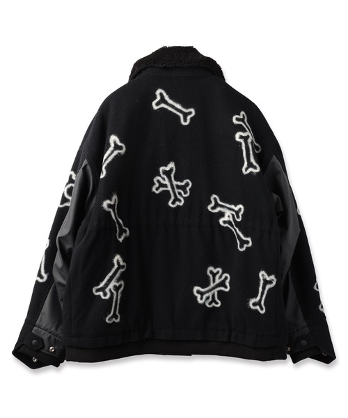 ブルゾン アウター HAND PAINTING MILITARY BLOUSON メンズ レディースの画像