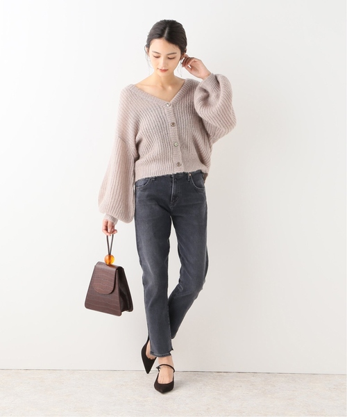 「NOBLE」 ニットカーディガン FREE ベージュ レディース_画像7