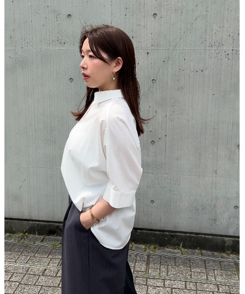 grove（グローブ） ブラウス シャツ 「夏に嬉しい機能付き」ドルマン