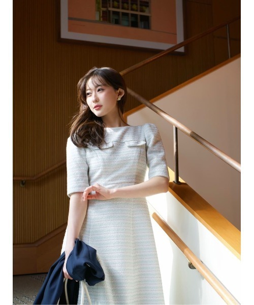Her lip to ワンピース Charlotte Tweed Dress : ZOZOTOWN Yahoo