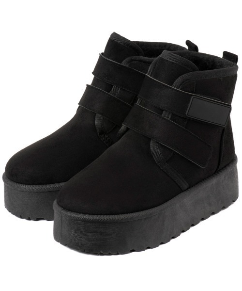 「R&E」 ムートンブーツ M ベージュ系その他 レディース_画像5