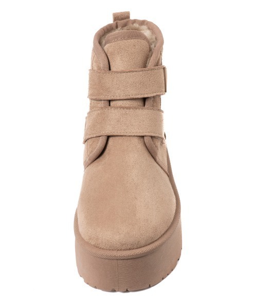 「R&E」 ムートンブーツ M ベージュ系その他 レディース_画像7