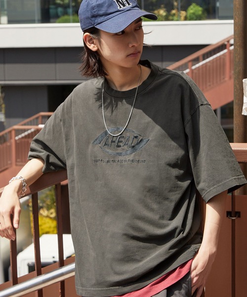 tシャツ ヴィンテージライクピグメントTシャツ レディース ヴィンテージライクピグメントビック半袖Tシャツ MONO-MART