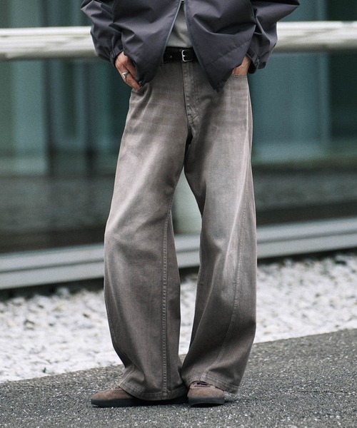 男の子向けプレゼント集結 WYM LIDNM メンズ グレー M デニムパンツ LIDNM」 「WYM パンツ