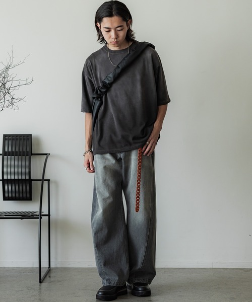 パンツ WYM LIDNM
TUCK STRAIGHT HERITAGE CARGO WYM LIDNM 「WYM LIDNM」 スラックス M チャコールグレー メンズ