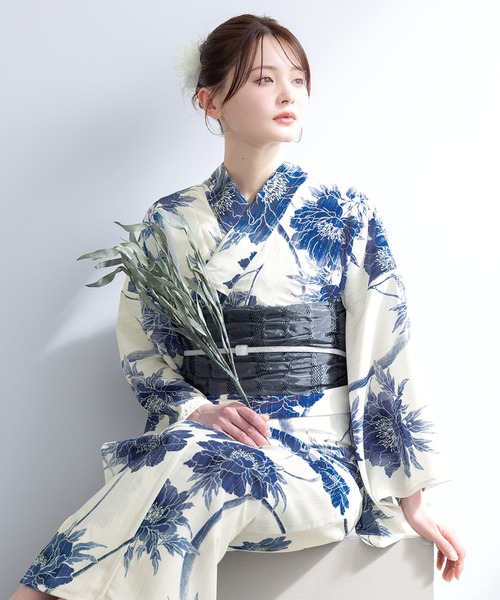 SOUBIEN（創美苑） 浴衣 「floro by SOUBIEN」浴衣2点セット（浴衣＋