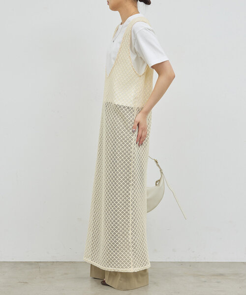 GALLARDAGALANTE ワンピース メッシュタンクワンピース