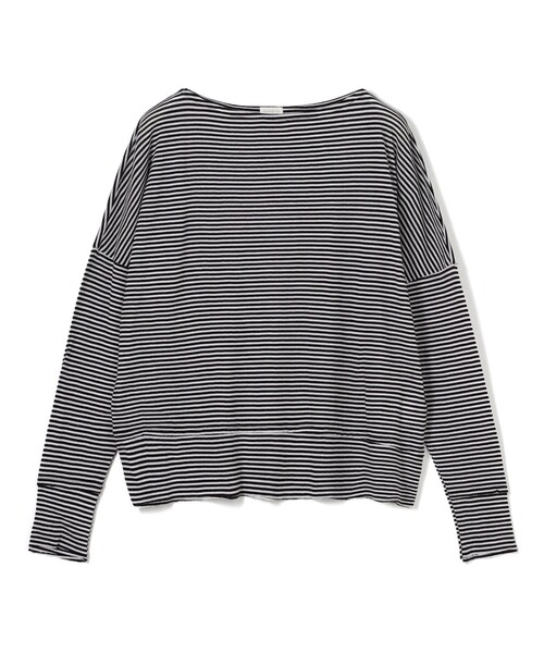 【GALERIE VIE】ガーゼフライス ボートネックプルオーバー GALERIE VIE tシャツ ガーゼフライス ボートネックプルオーバー
