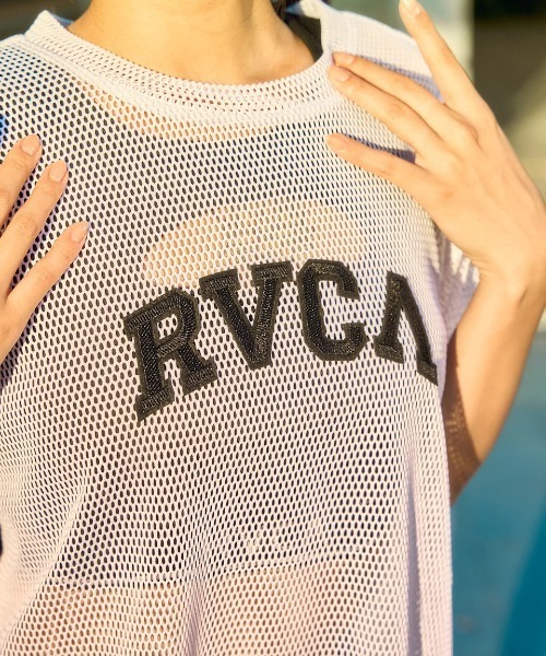ねね rvca arch  ルーカ アーチ Tシャツ RVCA（ルーカ） tシャツ レディース ARCH RVCA MESH TEE Tシャツ