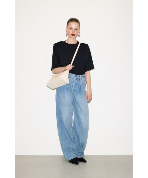 tシャツ THROW PADDED HALF SLEEVE T/SH パディド ハーフスリーブ ティーシャツ 半袖 夏服 レディース THROW by SLY tシャツ PADDED HALF SLEEVE T/SH パディド ハーフ