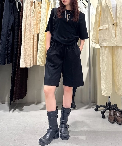 tシャツ THROW PADDED HALF SLEEVE T/SH パディド ハーフスリーブ ティーシャツ 半袖 夏服 レディース THROW by SLY tシャツ PADDED HALF SLEEVE T/SH パディド ハーフ