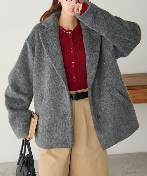 BONLECILL（ボンルシール） ジャケット テーラードジャケット シャギー