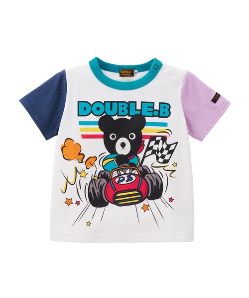 『DBレーシング』半袖Ｔシャツ　90cm 新品タグ付き　ダブルビー wb tシャツ 「DBレーシング」半袖Tシャツ キッズ 子供服 男の子