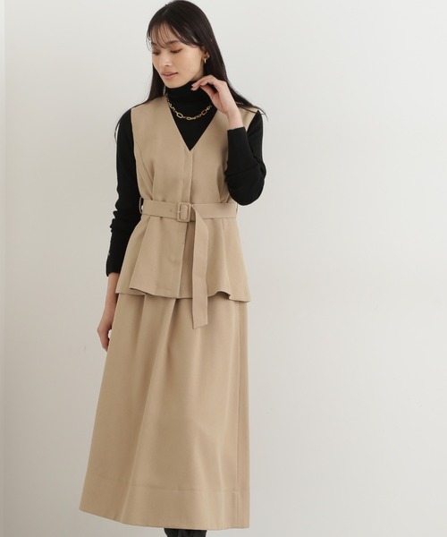 セットアップ✨ナチュラルビューティーベーシック　ネイビー　S セール 60%OFF】[洗える]フローラツイルSETUP パンツ(504361646