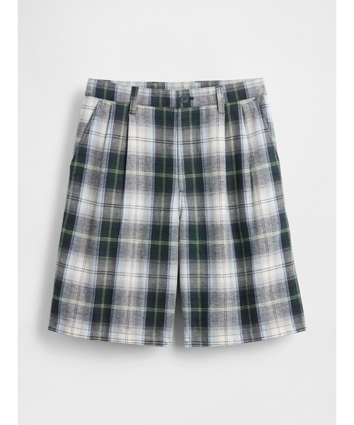 GAP パンツ Gap × Malbon 9.5インチ プリーツ バギーショート