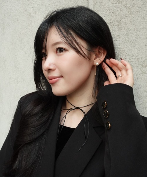 ピアス pearl chain pierce（パールチェーンピアス） レディース