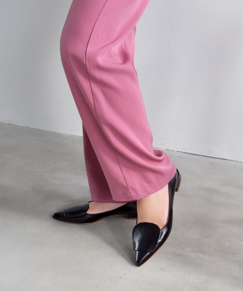 FABIO RUSCONI（ファビオルスコーニ） フラットパンプス 37 ブラック系