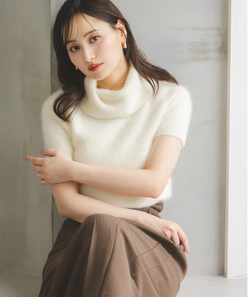 新品未開封 SNIDEL フォックスファータートルニットプルオーバー SNIDEL（スナイデル） ニット セーター フォックスファータートルプル