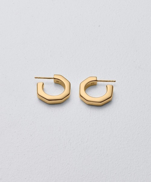 ピアス 「Fauvirame」Plane Tree Hoop Earrings レディース メンズ