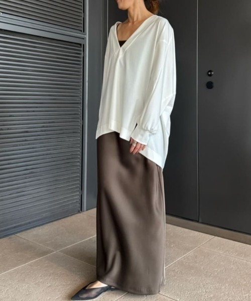 LE PHIL（ル フィル） tシャツ コンパクトポンチカットソー レディース