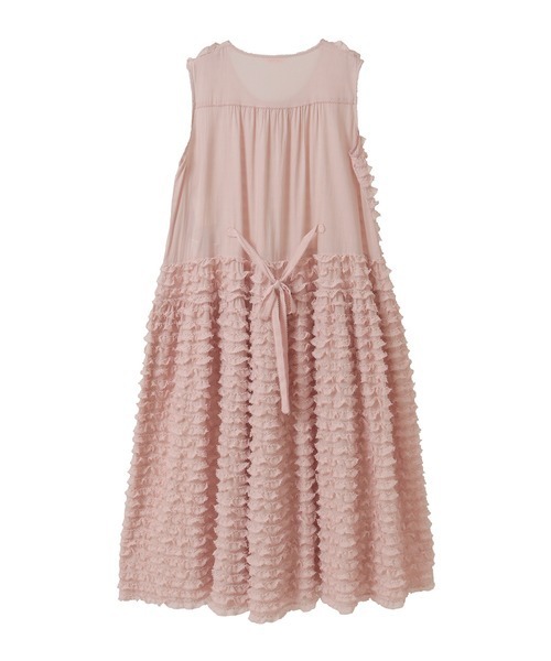 専用　PINK HOUSE ピンクハウス　豪華なドットチュール段々フリルワンピ 専用 PINK HOUSE ピンクハウス 豪華なドットチュール段々フリル