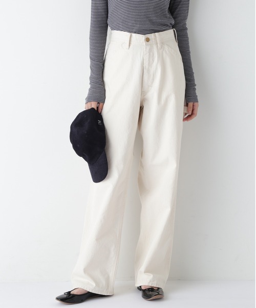 Lee 「Lee」 パンツ MEDIUM ホワイト系その他 レディース