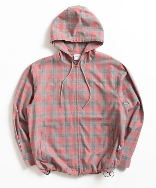 wish for ever ジップ　パーカー WISH FOR EVER（ウィッシュフォーエバー）の「PATCHWORK DOUBLE