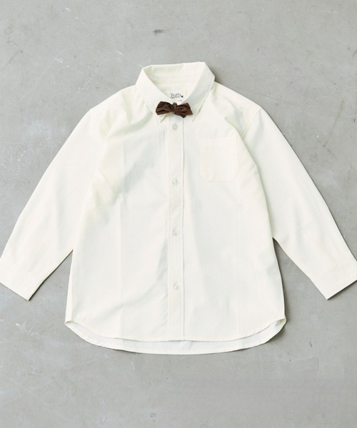 【fluffy Brothers】BOYSセットアップ+タイ付きシャツ110cm Fluffy BROTHERS（フラッフィーブラザーズ） ブラウス シャツ BOYS