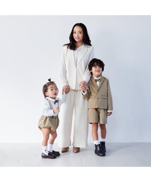 フラッフィーブラザーズ　セットアップ＆シャツ 120サイズ Fluffy BROTHERS（フラッフィーブラザーズ） ブラウス シャツ BOYS