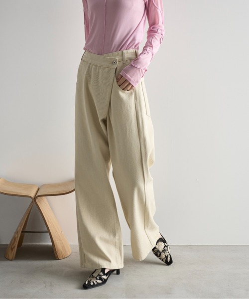 「THE YOn」 加工デニムパンツ M ライトブルー レディース