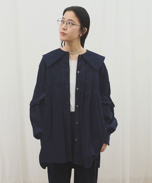 fig London（フィグロンドン） ブラウス シャツ shirt corl blouse