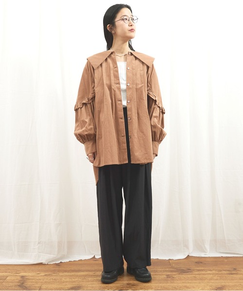 fig London（フィグロンドン） ブラウス シャツ shirt corl blouse