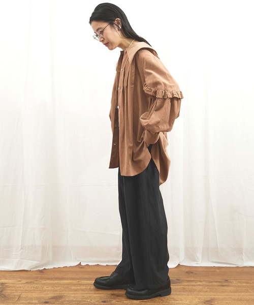 fig London（フィグロンドン） ブラウス シャツ shirt corl blouse