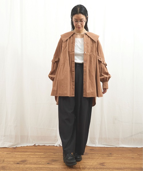 fig London（フィグロンドン） ブラウス シャツ shirt corl blouse