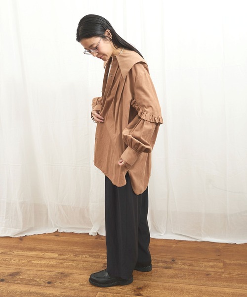 fig London（フィグロンドン） ブラウス シャツ shirt corl blouse