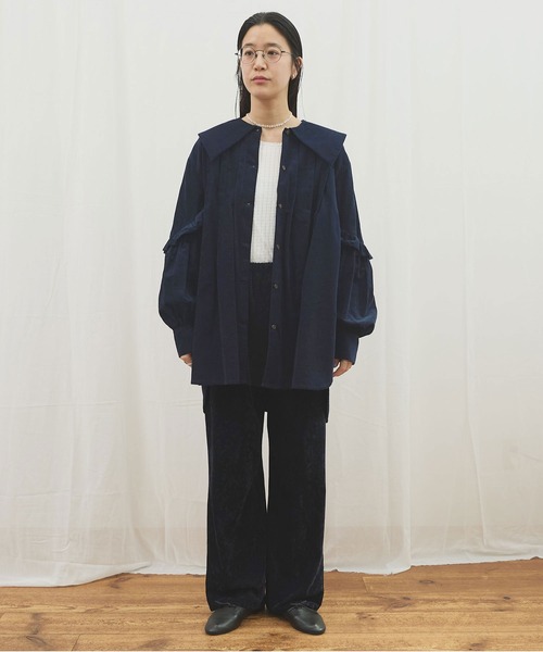 fig London（フィグロンドン） ブラウス シャツ shirt corl blouse