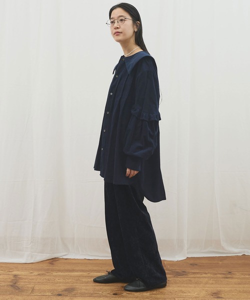 fig London（フィグロンドン） ブラウス シャツ shirt corl blouse