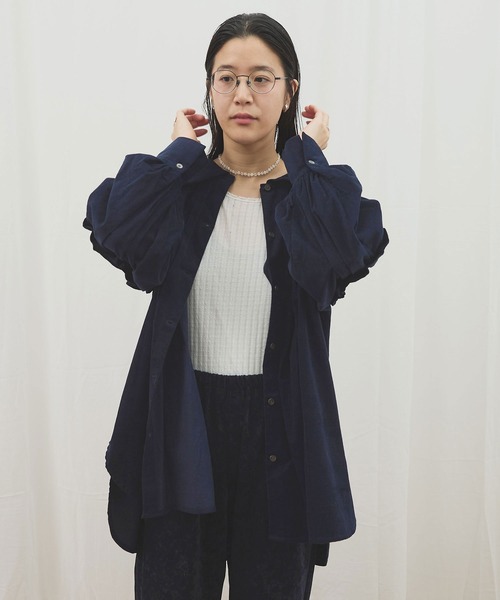 fig London（フィグロンドン） ブラウス シャツ shirt corl blouse